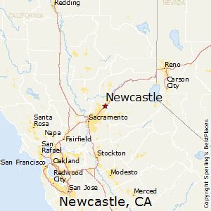 newcastle california map