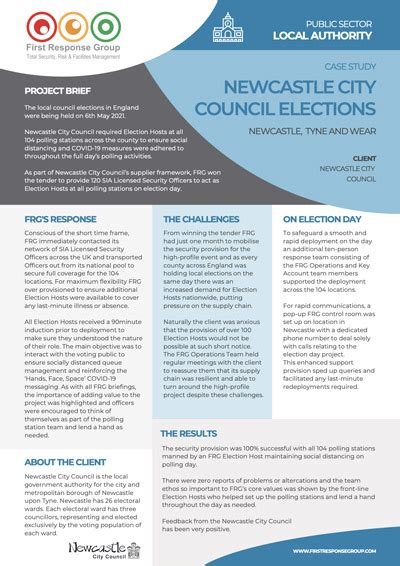 newcastle city council electoral services