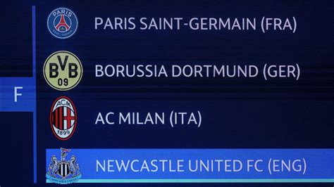 newcastle group champions league