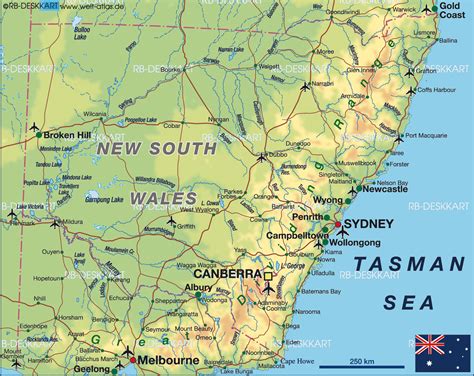 newcastle new south wales australia map