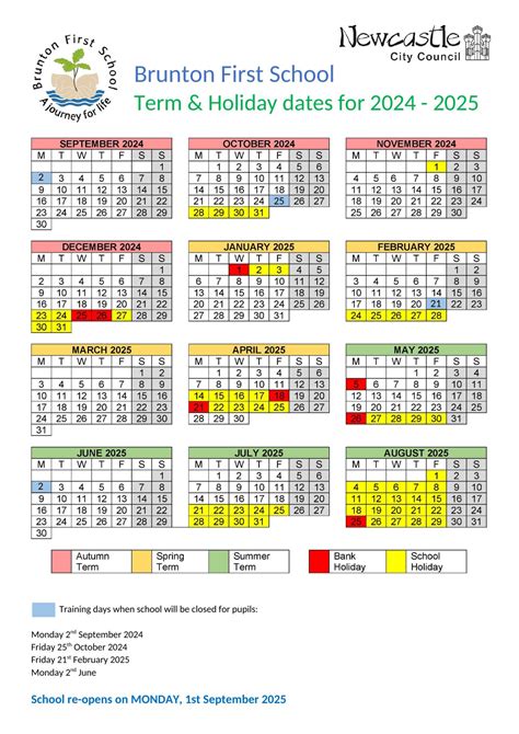 newcastle school calendar 23-24