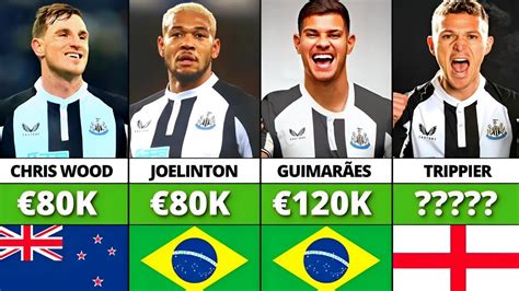 newcastle united player wages