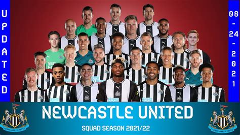 newcastle united squad 2021/22