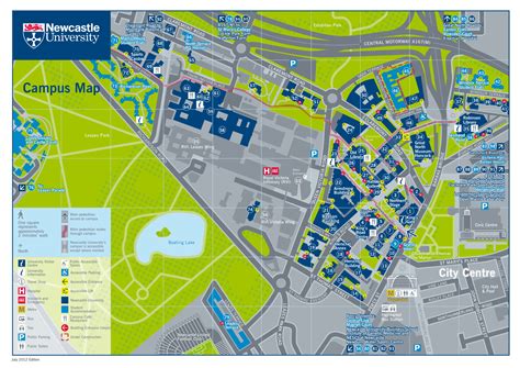 newcastle university campus map