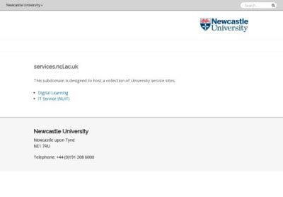 newcastle university login email