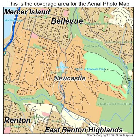 newcastle wa map