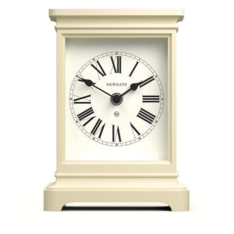 Newgate Mantel Clock White