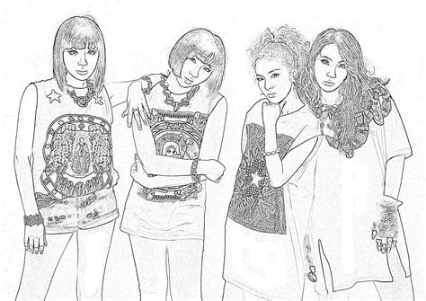 newjeans coloring page kpop