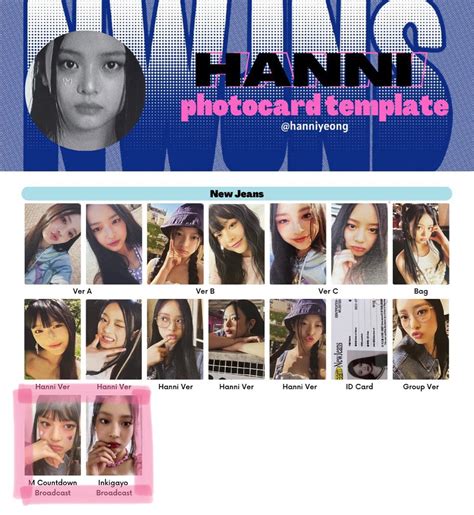 newjeans hanni photocard