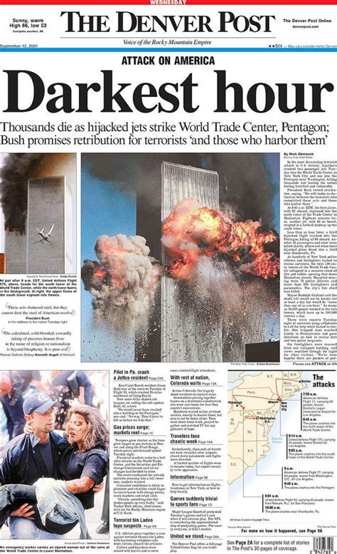 news articles from 9 11 2001