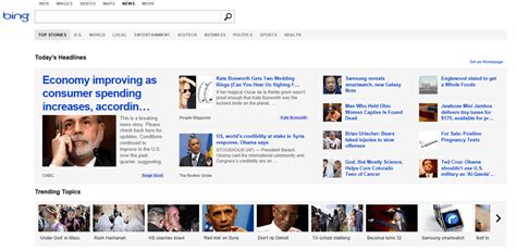 news for you bing news trending