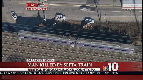 news man hit by train