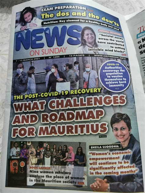 news on sunday mauritius