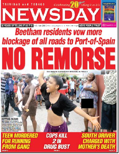 newsday trinidad newspaper