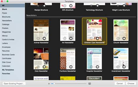 newsletter publishing software for mac