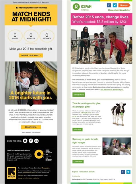 newsletter template designs for nonprofit