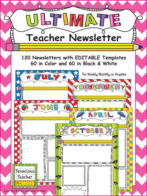 newsletter template for teachers
