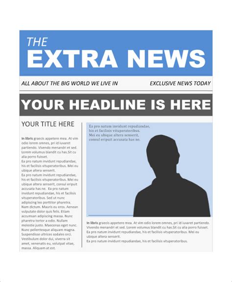 Extra, extra! Newspapers customizable template. - SlidesMania