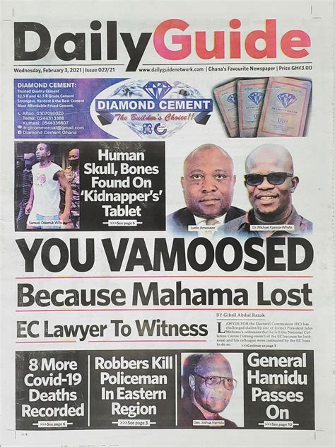 newspaper headlines in ghana today
