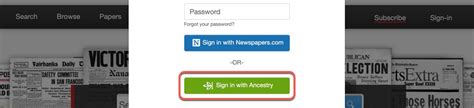 newspapers.com login issues