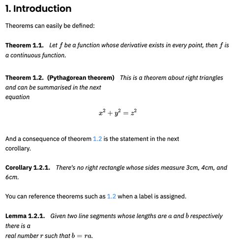 newtheorem theorem theorem section