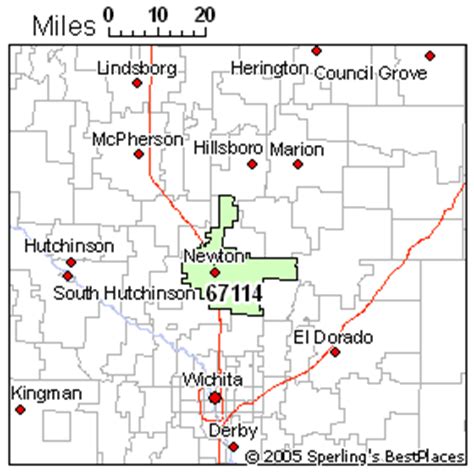 Newton Ks Zip Code Map