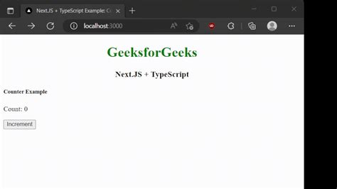 Next Js Components Typescript