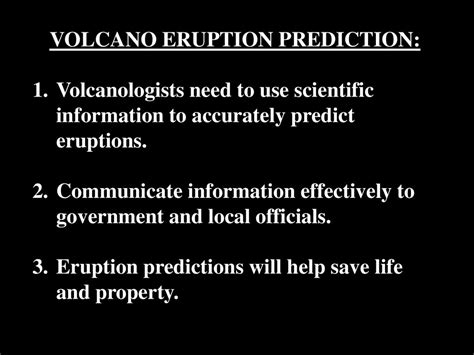 next volcanic eruption prediction