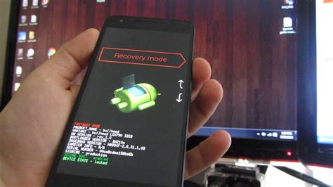 nexus 5 recovery mode red excla