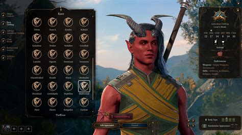 nexus mods baldur's gate 3 races