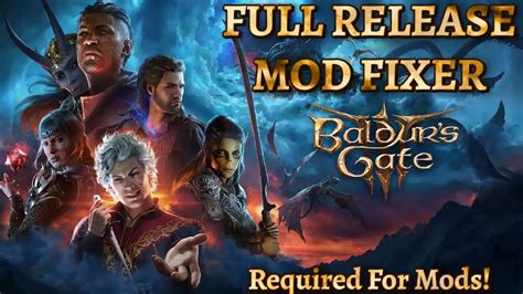 nexus mods full release mod fixer bg3