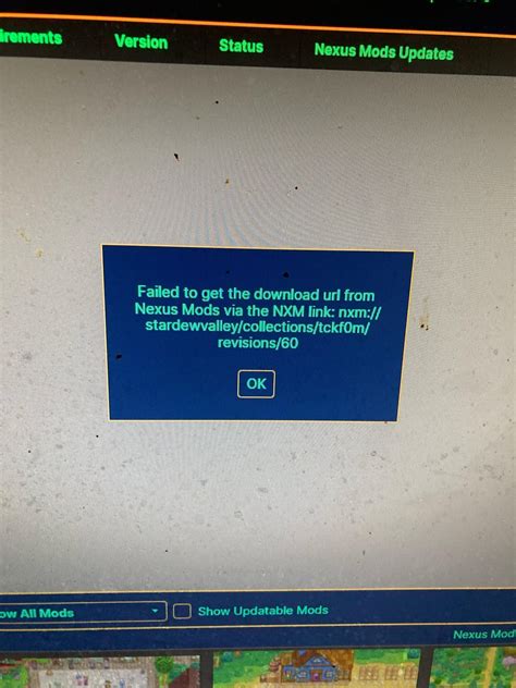 nexus mods not downloading mods