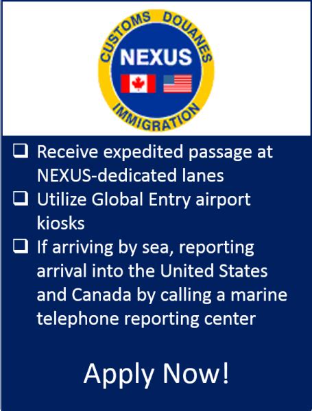 nexus program contact number