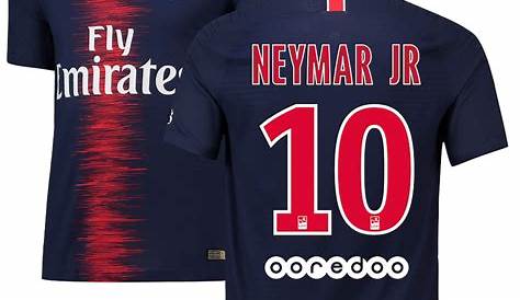 Nike Neymar Santos Paris Saint-Germain Navy 2018/19 Home Replica Player