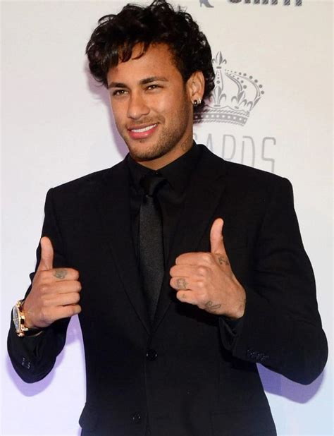 neymar in a suit