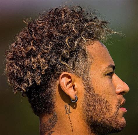 neymar jr haircut curly