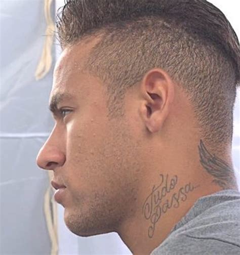 neymar jr neck tattoo