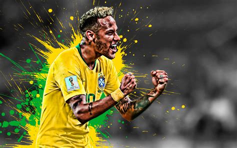 neymar jr wallpaper 4k brasil
