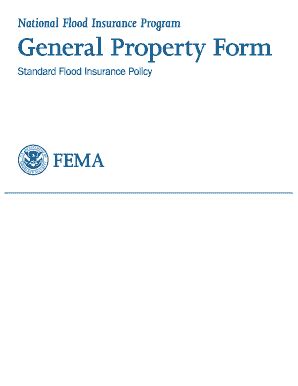 nfip general policy form