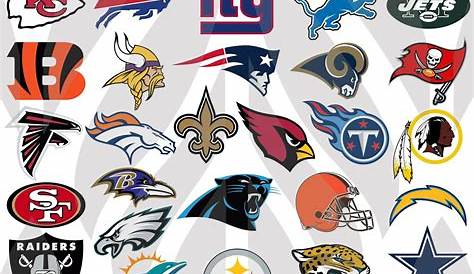 NFL Logo Vector Bundle National Football League | Etsy