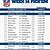 nfl football tv schedule week 16 fantasy kickers week 6