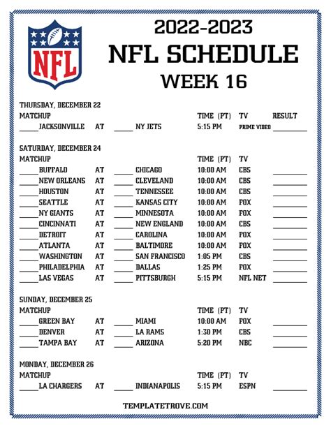 NFL Schedule 2013 Complete Detroit Lions Regular Season Schedule