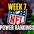 nfl rankings week 7