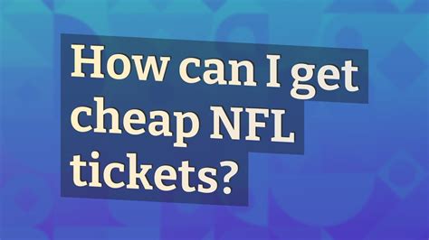 nfl cheap tickets reddit