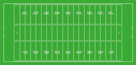 nfl football field drawing