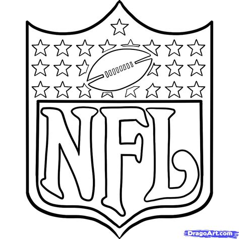 nfl football team logos coloring pages