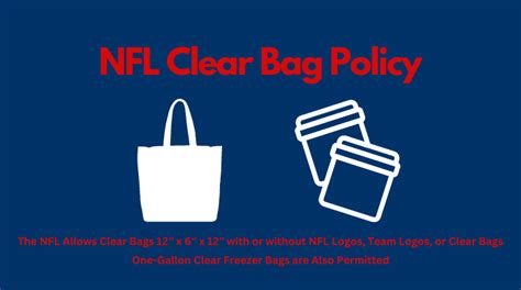 nfl game bag policy