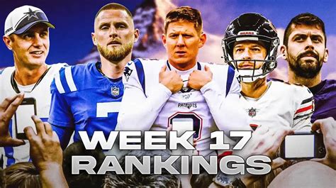 nfl kicker rankings week 17