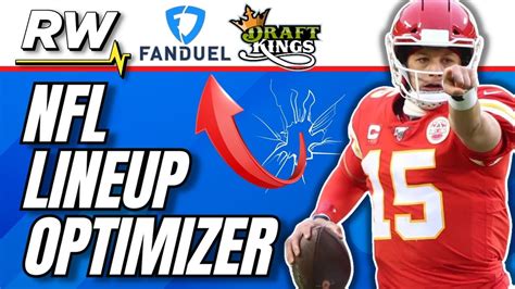 nfl lineup optimizer rotowire