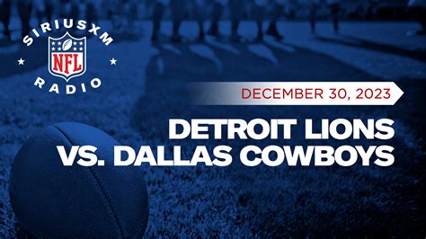 nfl live cowboys lions